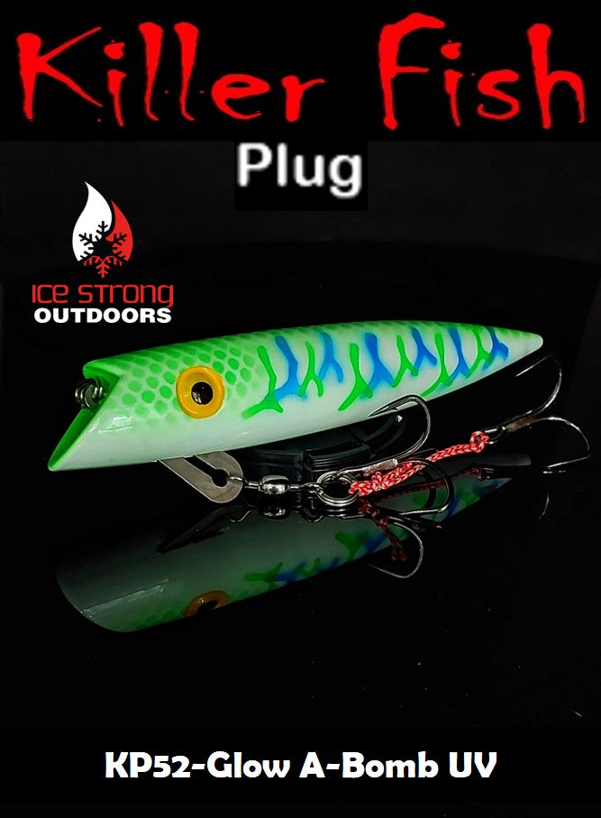 NEW JUNE 2025 - Killer Fish - Rattling TROLLING PLUG UV