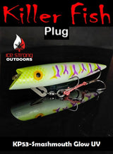 NEW JUNE 2025 - Killer Fish - Rattling TROLLING PLUG UV