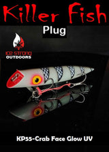NEW JUNE 2025 - Killer Fish - Rattling TROLLING PLUG UV