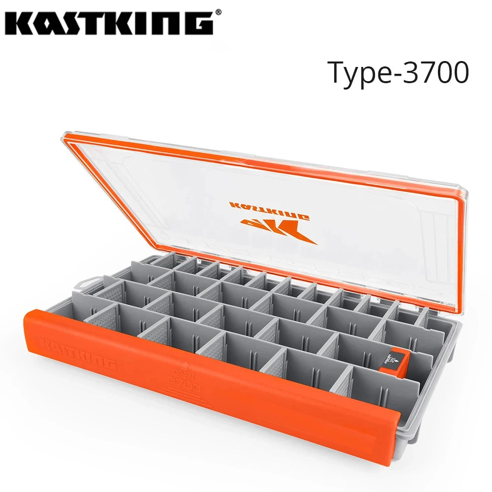 KastKing HyperSeal Waterproof Fishing Tackle Box 3600 and 3700 Tackle Trays Organizer with Removable Dividers Lure Box Bobber Bargain