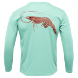 Key West, FL Jumbo Shrimp Long Sleeve UPF 50+ Dry-Fit Shirt