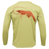 Key West, FL Jumbo Shrimp Long Sleeve UPF 50+ Dry-Fit Shirt
