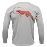 Key West, FL Jumbo Shrimp Long Sleeve UPF 50+ Dry-Fit Shirt