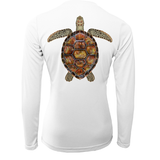 Key West Realistic Turtle Women's Long Sleeve UPF 50+ Dry-Fit Shirt
