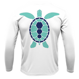 Key West, FL Turtle Men's Long Sleeve UPF 50+ Dry-Fit Shirt
