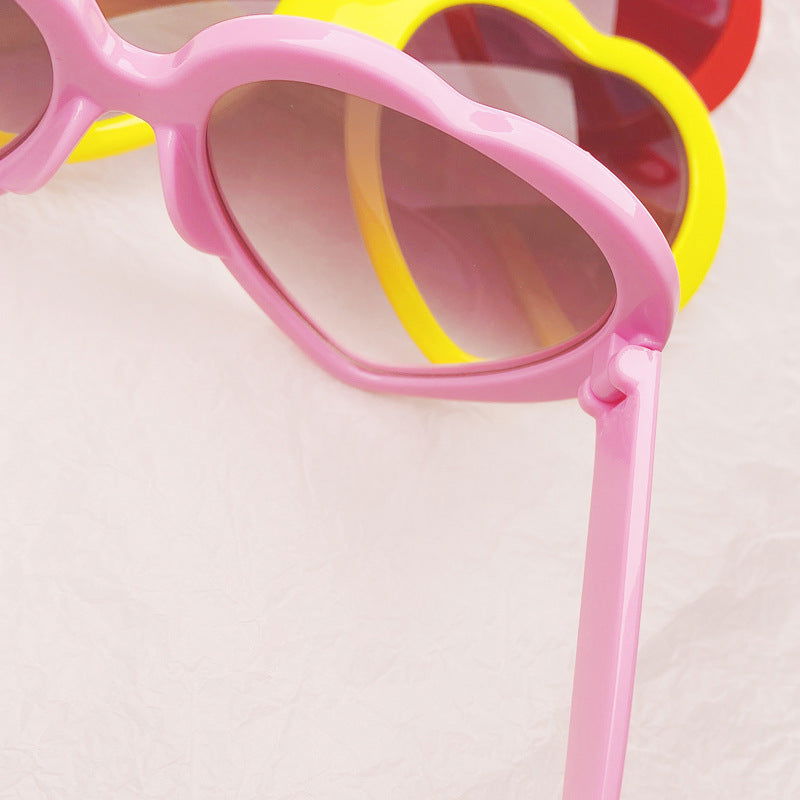 Kids Sunglasses (Heart-Shaped) Bobber Bargain