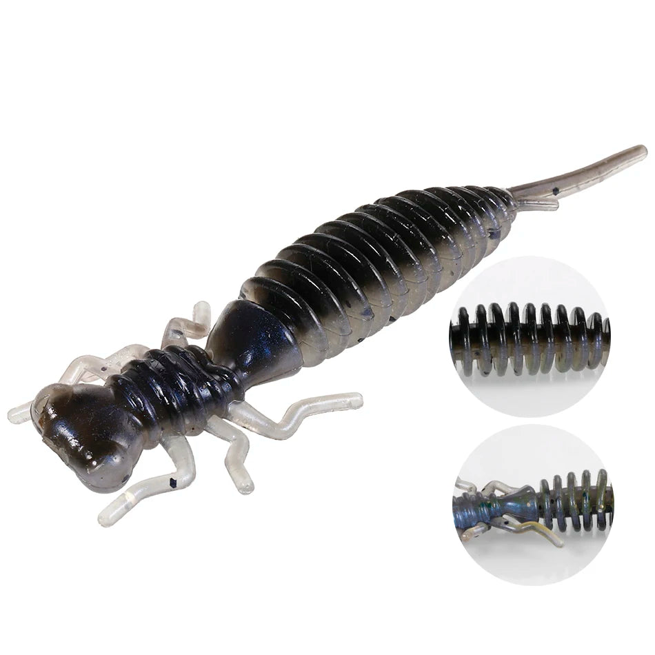 LARVA Soft Plastic Creature Bait Bobber Bargain