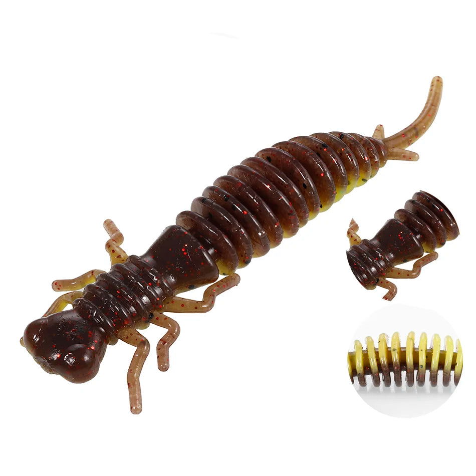 LARVA Soft Plastic Creature Bait Bobber Bargain