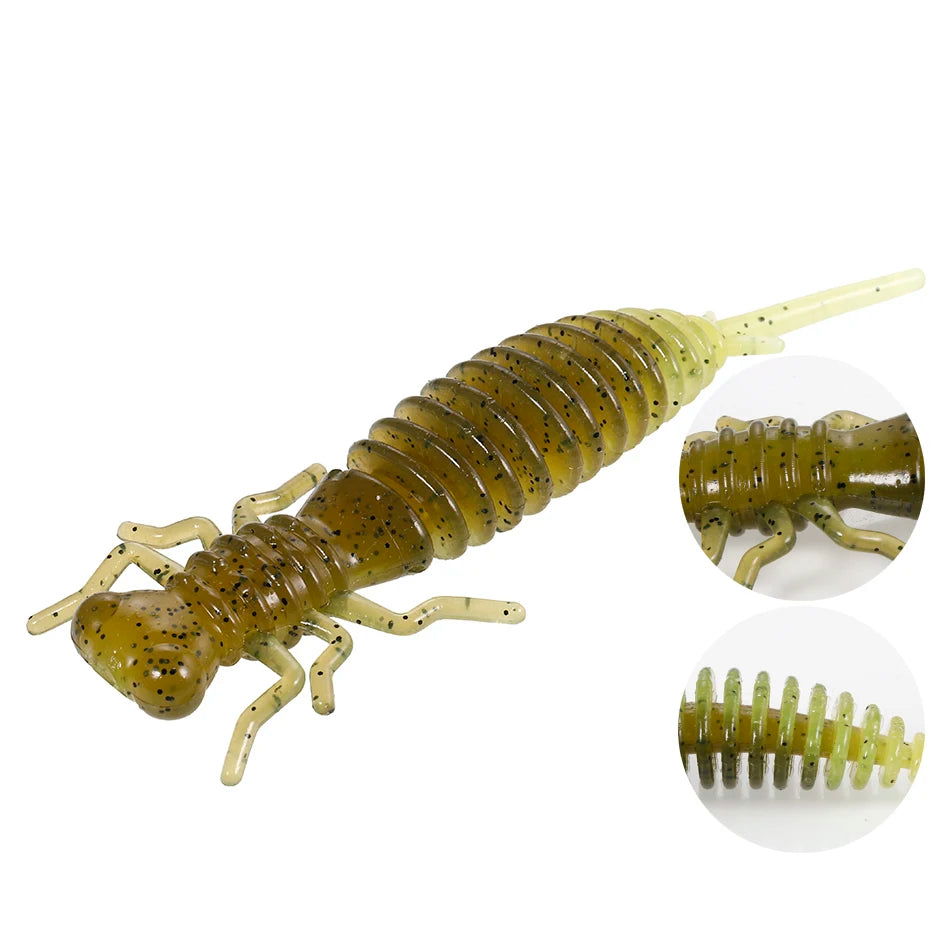 LARVA Soft Plastic Creature Bait Bobber Bargain