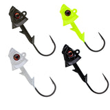 Jigs de cabeza de pez con plomo Reaction Tackle - Paquete de 5 - Nuevo