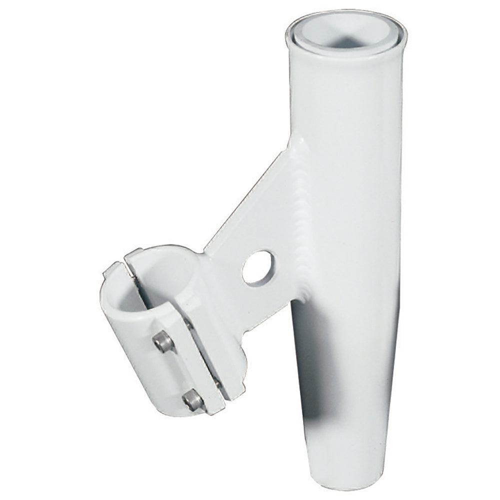 Lee's Clamp-On Rod Holder - White Aluminum - Horizontal and Vertical Mount Bobber Bargain