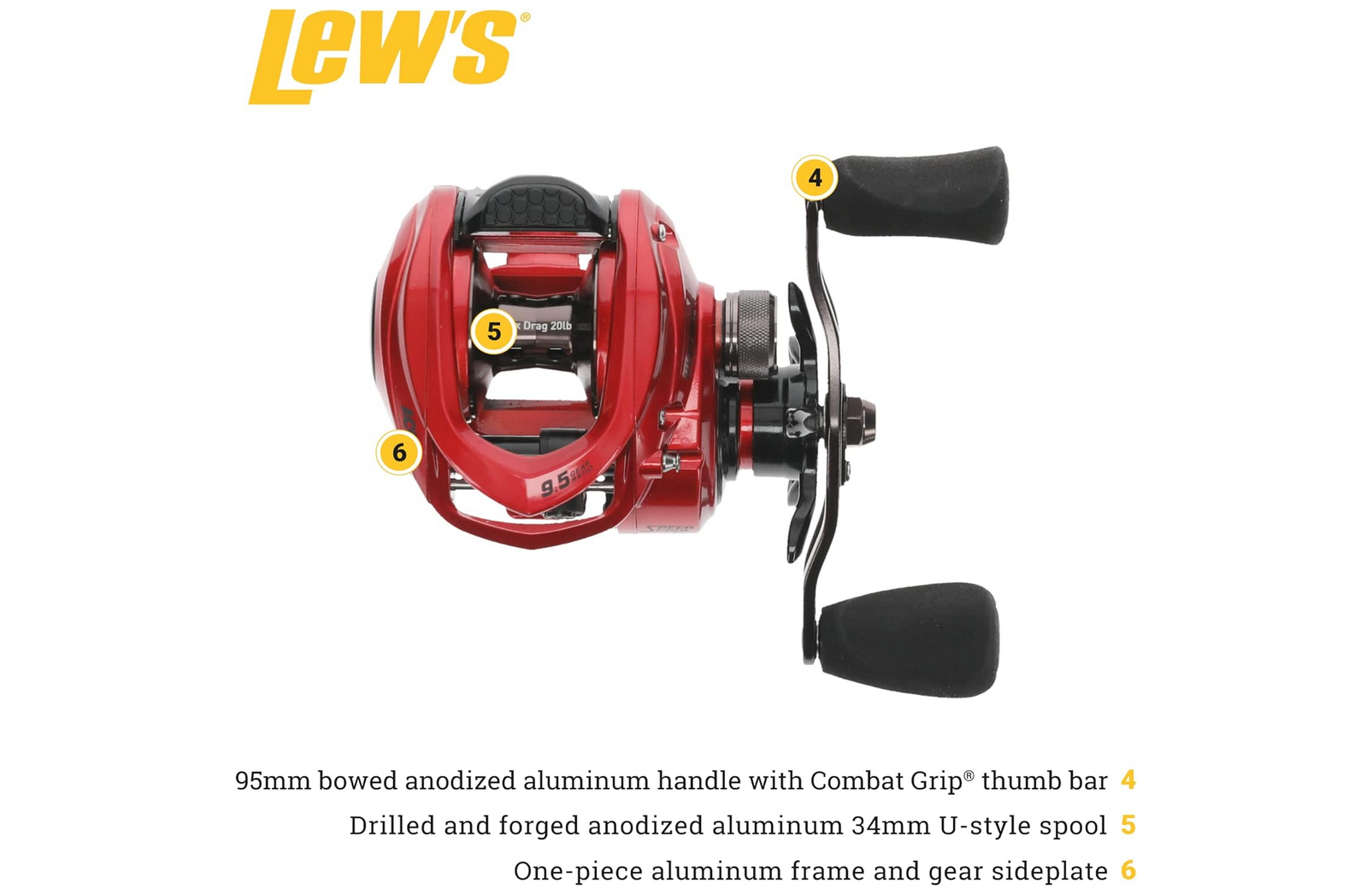 Lew's HyperSpeed LFS Baitcaster Bobber Bargain