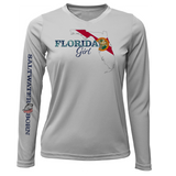 Linear Logo Stuart Florida Girl Long Sleeve UPF 50+ Dry-Fit Shirt