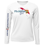 Linear Logo Stuart Florida Girl Long Sleeve UPF 50+ Dry-Fit Shirt