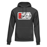 Low Battery Adult Fleece Hooded Sweatshirt