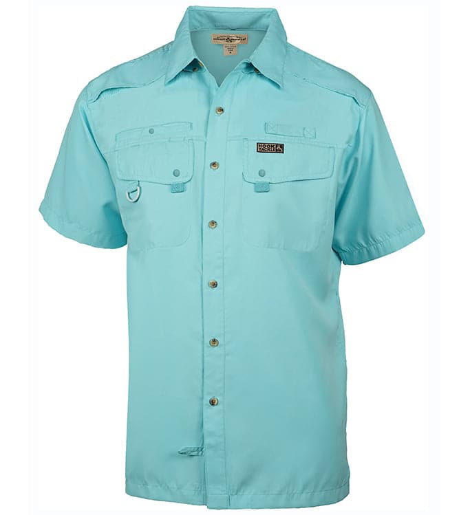 Camisa de pesca de manga corta con ventilación y protección UV Seacliff 2.0 para hombre