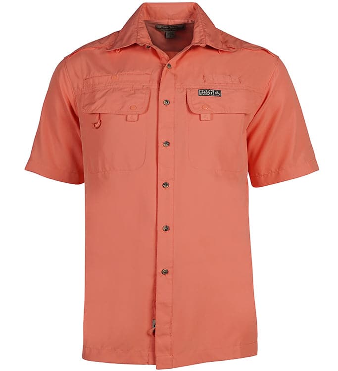 Camisa de pesca de manga corta con ventilación y protección UV Seacliff 2.0 para hombre