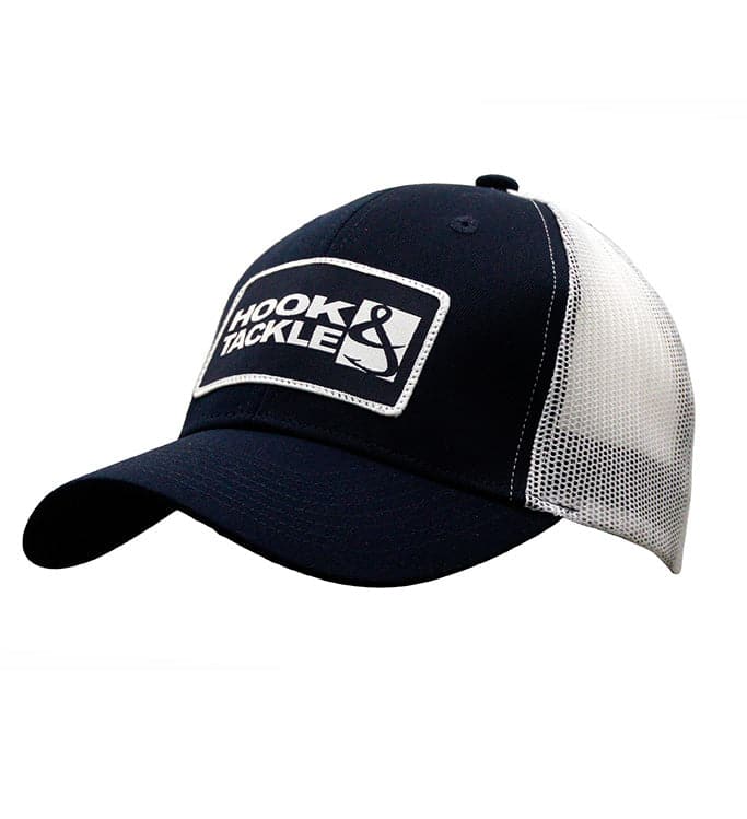 Gorra trucker de pesca con el logo de H&T