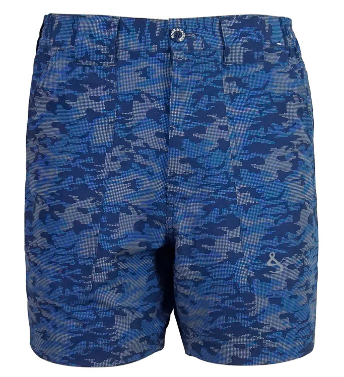 Pantalones cortos elásticos ligeros para hombre, camuflaje de puntos, diseño lata de cerveza