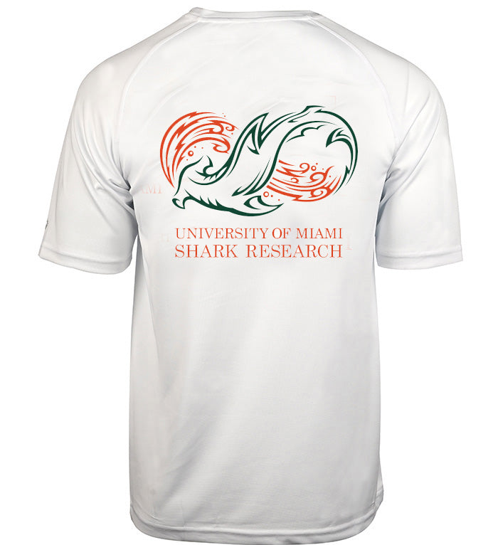 Camisa de manga corta Seamount de la Universidad de Miami para hombre