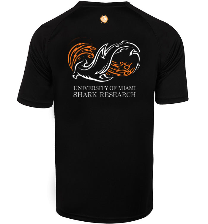 Camisa de manga corta Seamount de la Universidad de Miami para hombre