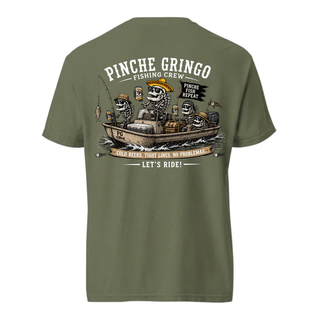 Pinche Gringo Fishing Crew Pinche Fish Shirt