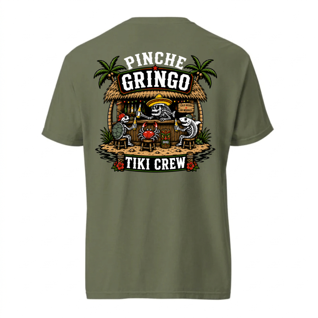 Pinche Gringo Tiki Crew Shirt