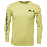 Clean Marlin Long Sleeve UPF 50+ Dry-Fit Shirt