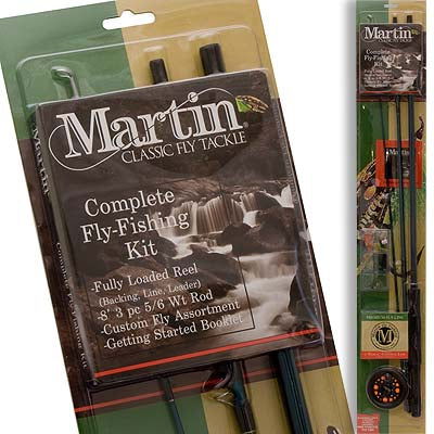 Martin Fly Fishing Kit (8', 3pc) Bobber Bargain