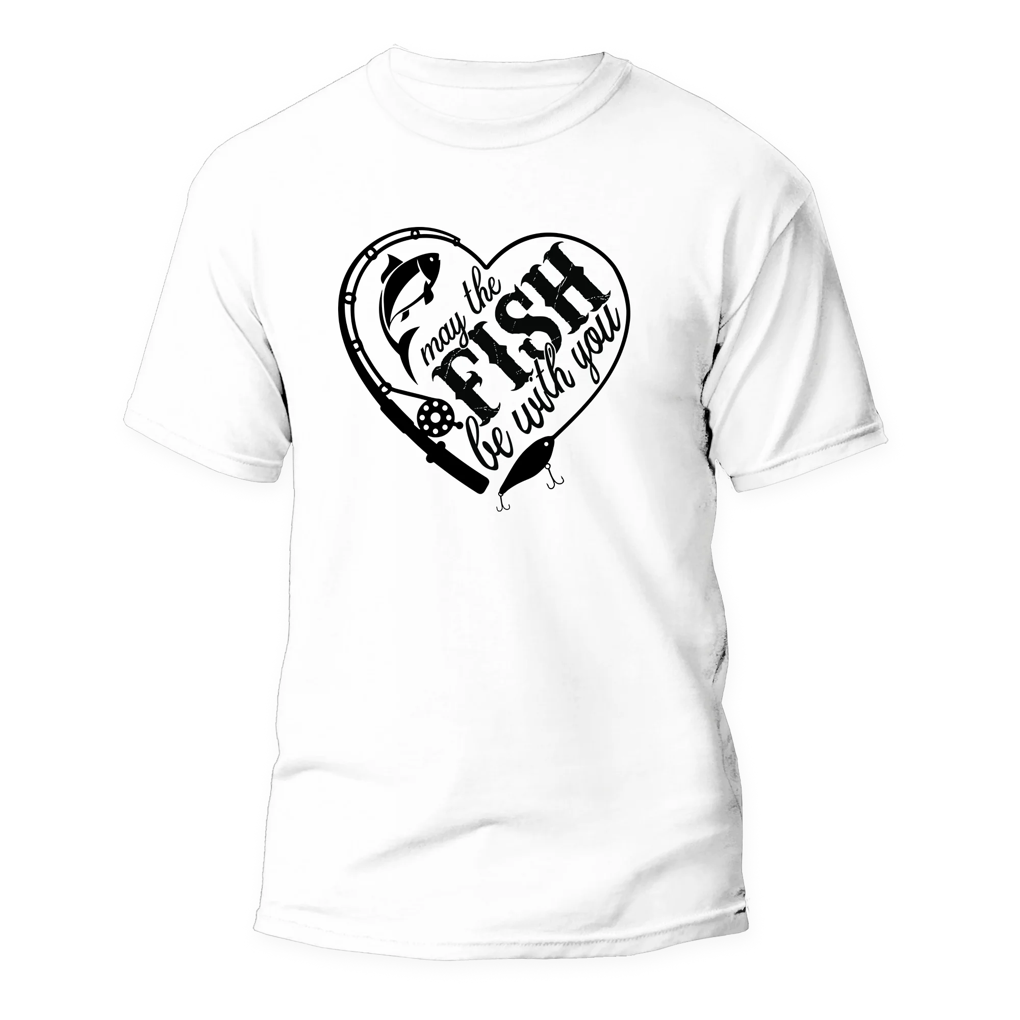 May The Fish Be With You Man T-Shirt