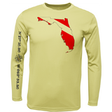 Siesta Key, FL Florida Diver Long Sleeve UPF 50+ Dry-Fit Shirt