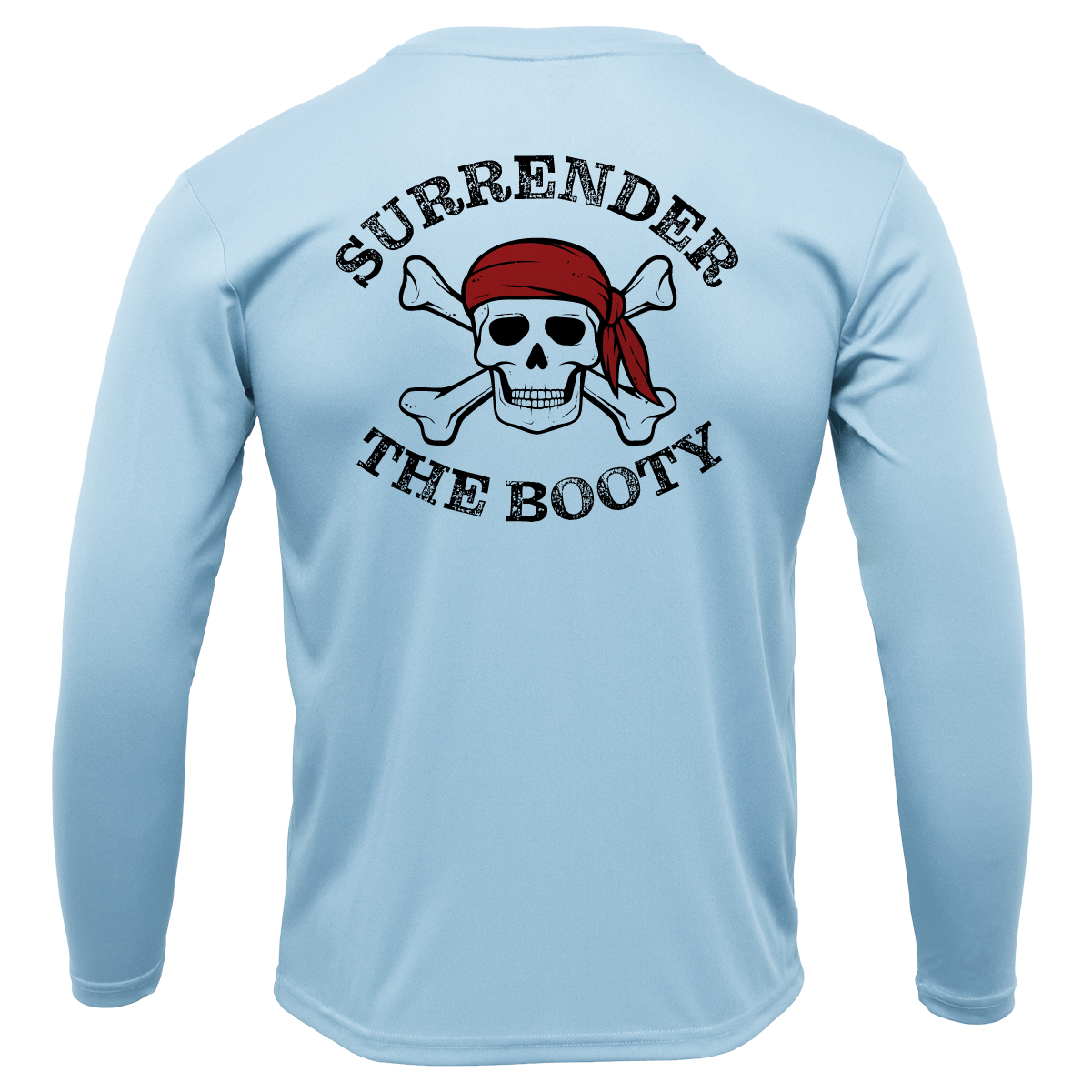 Freshwater Born "Live Love Lake" Surrender the Booty Men's Long Sleeve UPF 50+ Dry-Fit Shirt