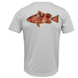 USA Grouper Short Sleeve UPF 50+ Dry-Fit Shirt