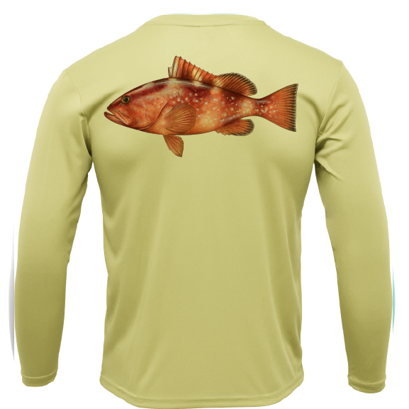 Grouper Long Sleeve UPF 50+ Dry-Fit Shirt