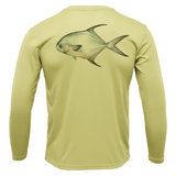 Key West, FL Permit Long Sleeve UPF 50+ Dry-Fit Shirt