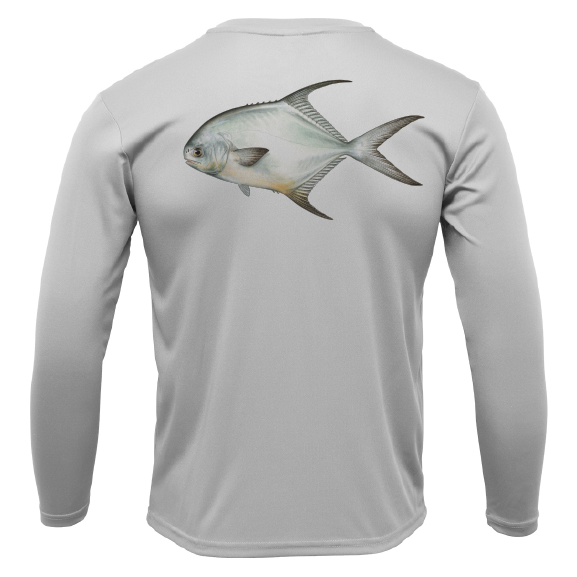 Key West, FL Permit Long Sleeve UPF 50+ Dry-Fit Shirt