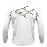 Key West, FL Permit Long Sleeve UPF 50+ Dry-Fit Shirt