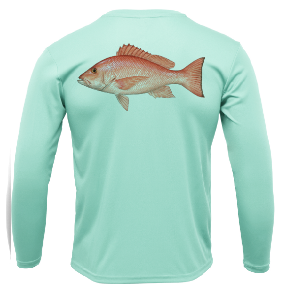 Siesta Key Snapper Long Sleeve UPF 50+ Dry-Fit Shirt