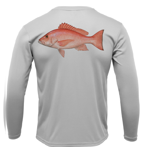 Siesta Key Snapper Long Sleeve UPF 50+ Dry-Fit Shirt