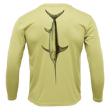 Siesta Key, FL Trophy Sword Long Sleeve UPF 50+ Dry-Fit Shirt