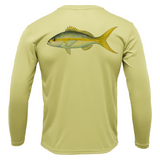 USA Yellowtail Long Sleeve UPF 50+ Dry-Fit Shirt