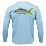 USA Yellowtail Long Sleeve UPF 50+ Dry-Fit Shirt