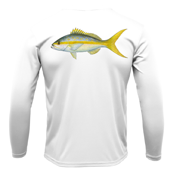 USA Yellowtail Long Sleeve UPF 50+ Dry-Fit Shirt