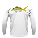USA Yellowtail Long Sleeve UPF 50+ Dry-Fit Shirt