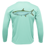 Tampa, FL Tarpon Long Sleeve UPF 50+ Dry-Fit Shirt