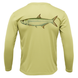 Siesta Key, FL Tarpon Long Sleeve UPF 50+ Dry-Fit Shirt