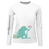 Mermaid Wrap Women's Long Sleeve UPF 50+ Dry-Fit Shirt