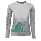 Mermaid Wrap Women's Long Sleeve UPF 50+ Dry-Fit Shirt