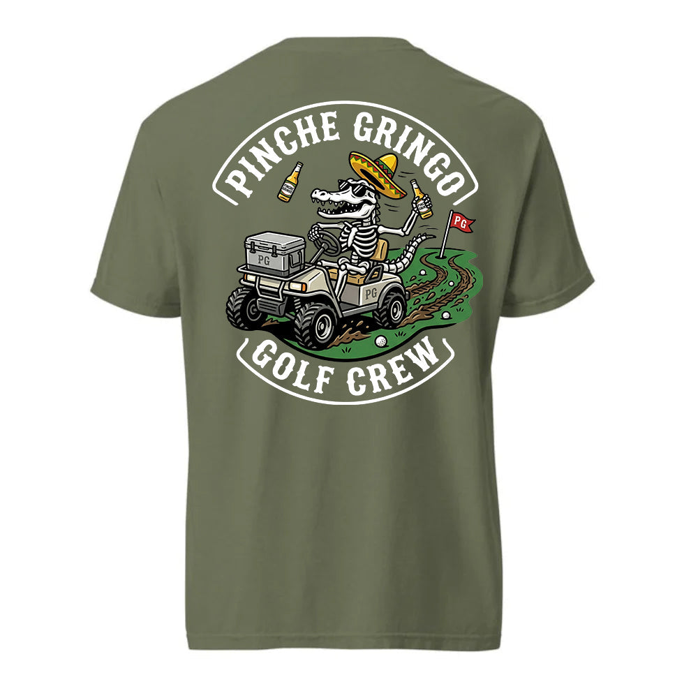 Pinche Gringo Golfing Crew Cart Shirt
