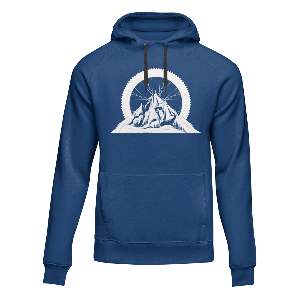 Mountain Tires Adult Fleece Hooded Sweatshirt